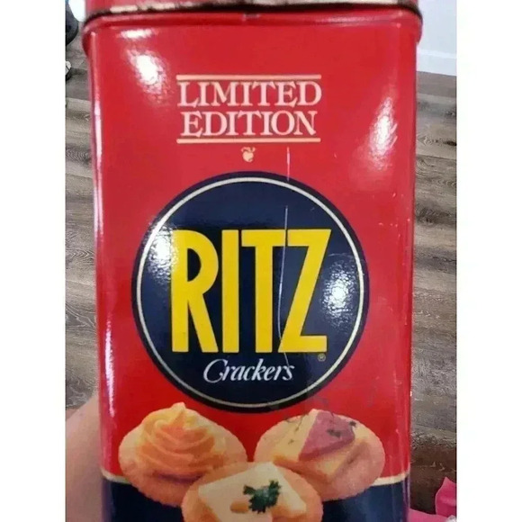 Vintage Ritz Crackers metal tin #1‎ - Picture 4 of 5